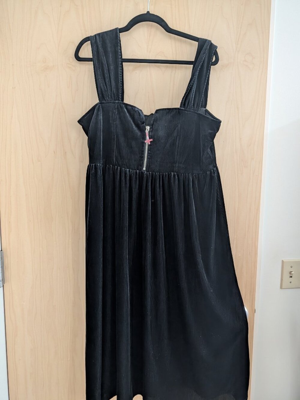 NWT Disturbia Heartless Zip Front Midi Dress - UK 16/US 12 - Picture 2 of 4